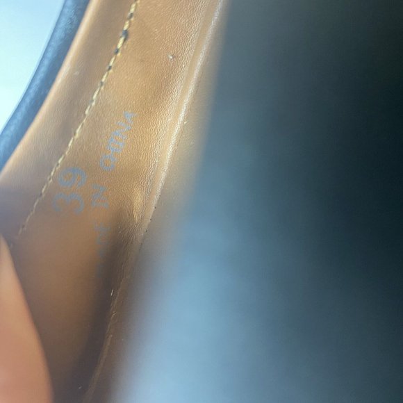 See By Chloe Flats 39 EU 9 US Leather Ballet Slip On Shoes Black Comfort Shoe - Picture 5 of 6